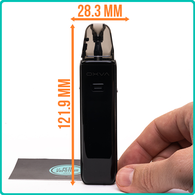 Dimensions du Pod XLIM 3 Ultra Oxva